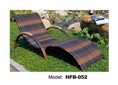 TG-HFB052 Rattan Recline Sun Lounger Patio Garden Furniture Lounger Sets