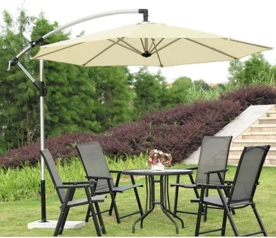 Aluminum beach swimming pool garden umbrella outdoor sun umbrella for restaurant TG-002B