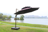 Round Aluminum alloy frame UV resistant parasol de plage beach patio umbrellas SZC-002