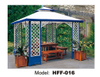 Hot Selling Modern Design Waterproof Garden Outdoor Furniture Aluminium Wood Grain Gazebo
