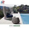 European Styles Leisure Outdoor Beach Patio Pool Sun Lounger Round Day Bed Garden Furniture SS-HW1032