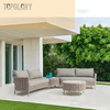 High-Quality Modern Outdoor Patio Garden Furniture Aluminum Frame Sofa TG-KS9180