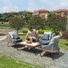 Garden Sunroom Patio Outdoor Hotel Bistro Home Balcony Modern Sofa Set Chair Furniture-TG-CM05