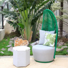 New Design Shape Outdoor Leisure Furniture TPU Aluminum Frame Banana Leaf Shape Chair TG-KS6190