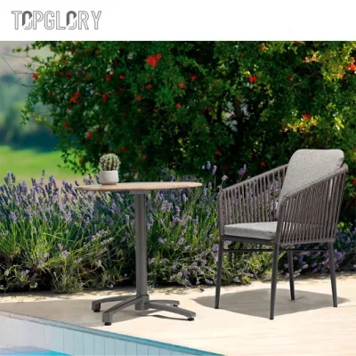 Outdoor Hotel Courtyard Garden Restaurant Terrace Coffee Rattan Furniture Set Table and Garden Chairs TG-KSU1683S