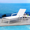 China Wholesale Modern Pool Beach Lounge Chairs Patio Furniture Outdoor Home Garden Leisure Chaise Lounge with Side Table TG-NI21.22