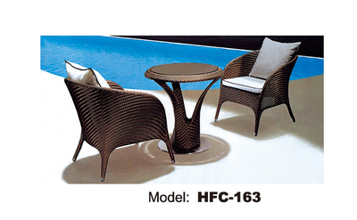 TG-HFC163 Modern Hotel Restaurant Table And Chair Garden Sets Rattan Outdoor Furniture