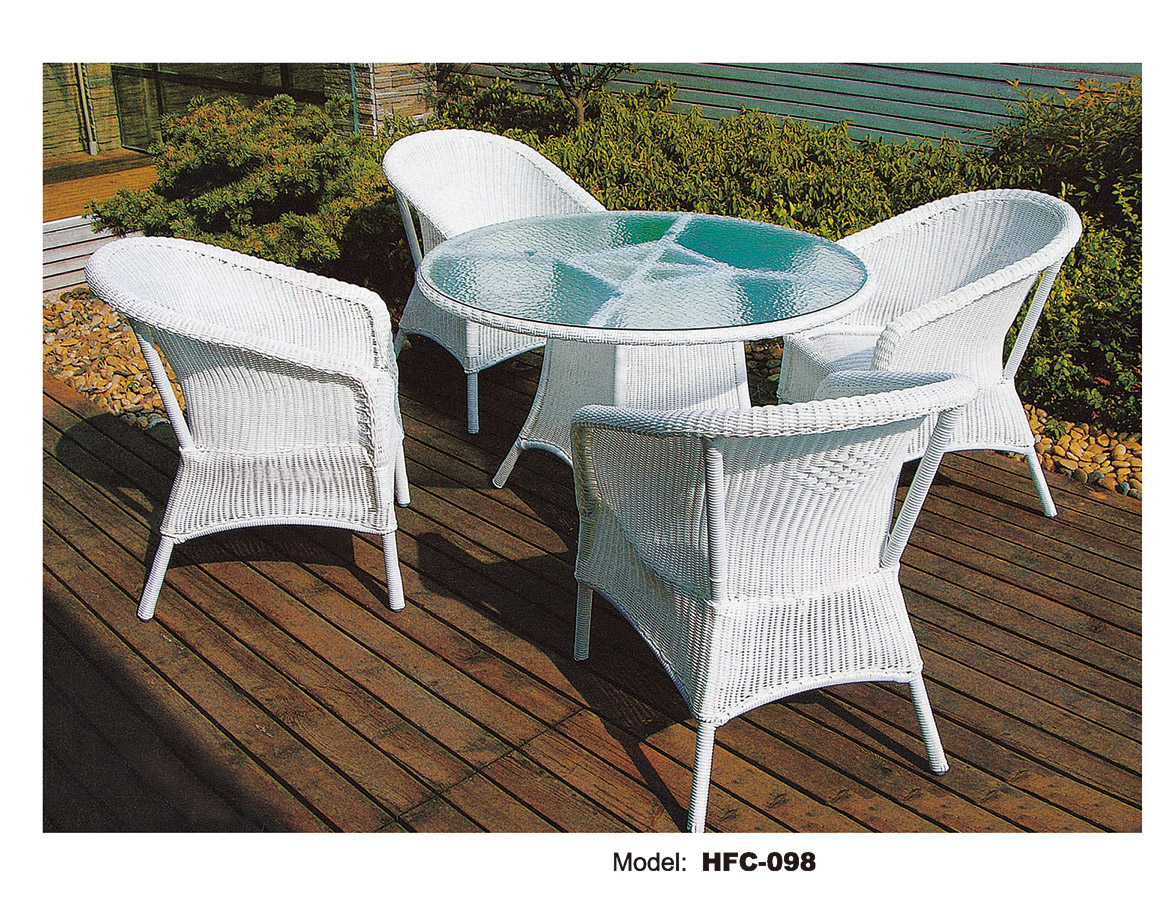 TG-HFC098 Modern Design Restaurant Outdoor Patio Dining Tables And Chair Sets