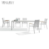 Promotional Modern Outdoor European Style Waterproof Furniture Set Aluminum Table and Chair TG-KS9120