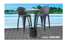 TG-HFD008 Garden Outdoor Furniture Rattan Bar Dining Set