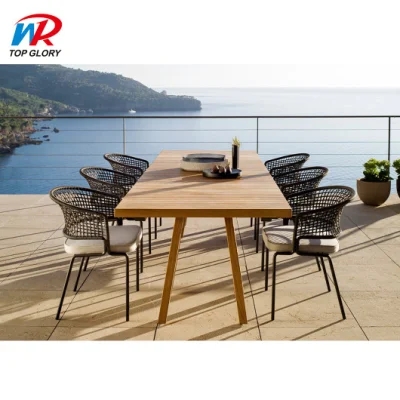 Custom Leisure Home Modern Rattan Patio Bistro Outdoor Garden Dining Furniture SS-HW1021