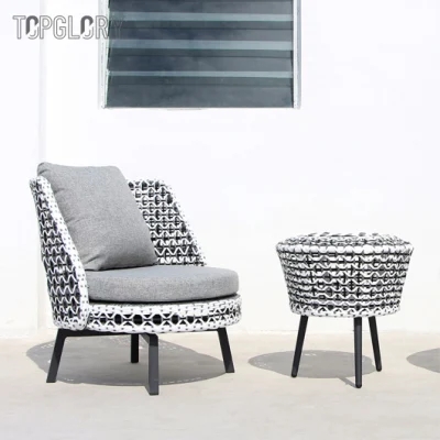 Factory Supplier Outdoor Chair Garden Lounger Leisure Single Sofa TG-KSU3533S