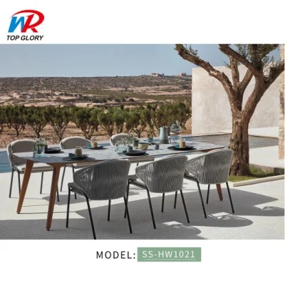 Custom Leisure Home Modern Rattan Patio Bistro Outdoor Garden Dining Furniture SS-HW1021