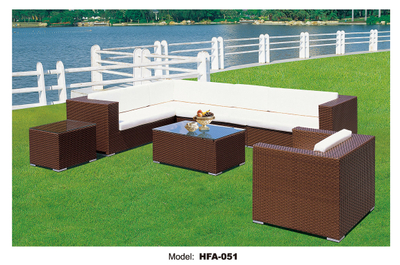 TG-HFA051 Luxury Outdoor Sofa Large Patio Sectional Furniture Patio Garden Sets