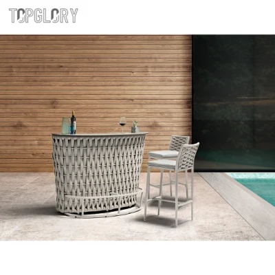 Factory Price Style Modern Metal Outdoor Home Dining Furniture Restaurant Bar Chair and Table for Hotel Cafe Coffee TG-KS9123