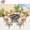 High Quality Custom Leisure Home Modern Cast Aluminium Modern Patio Outdoor Garden Dining Furniture