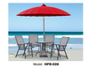 TG-HFD026 Modern Design Aluminum Outdoor Chair for Leisure Garden Restaurant Furniture