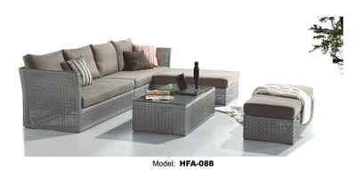 TG-HFA088 Outdoor Patio Garden Wicker Furniture Rattan Sofa Set
