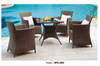 TG-HFC089 Outdoor Rattan Chair And Dining Table Set Manufacturer From China 