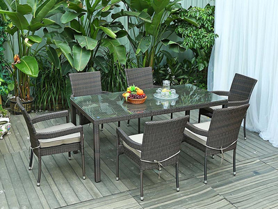 TG-GA205 Dining Table Set（Chair Stackable）