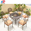 High Quality Custom Leisure Home Modern Cast Aluminium Modern Patio Outdoor Garden Dining Furniture
