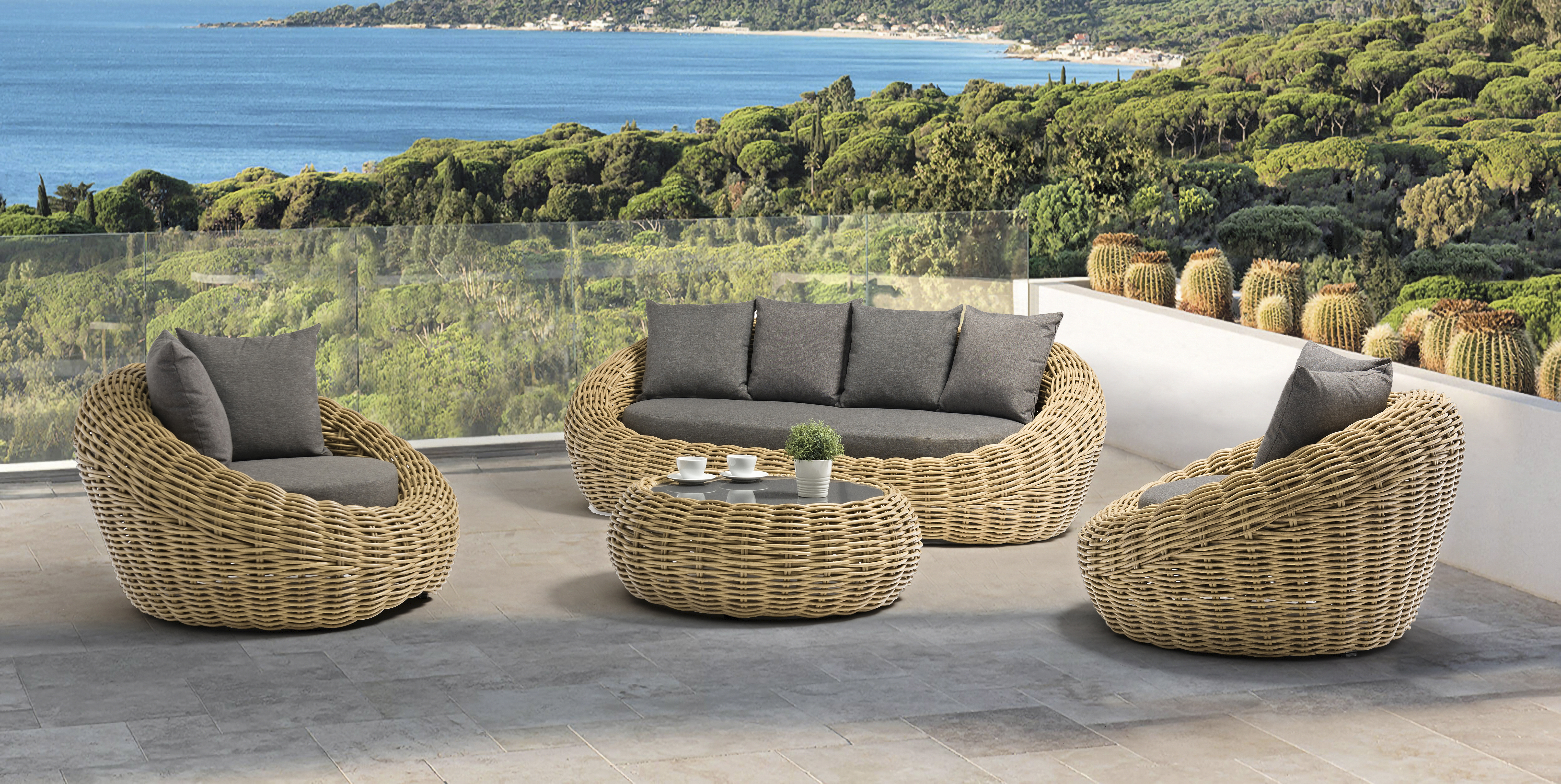 Patio Modern Garden Hotel Home Villa Resort Aluminum Garden Sofa Leisure Outdoor Sofa Set Furniture