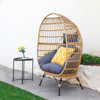 Modern High Quality New Design Outdoor Using Iron PE Rattan Chair TG-NI25