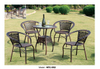TG-HFC062 New Design Rattan Tea Table Chair Set Outdoor Garden Furniture