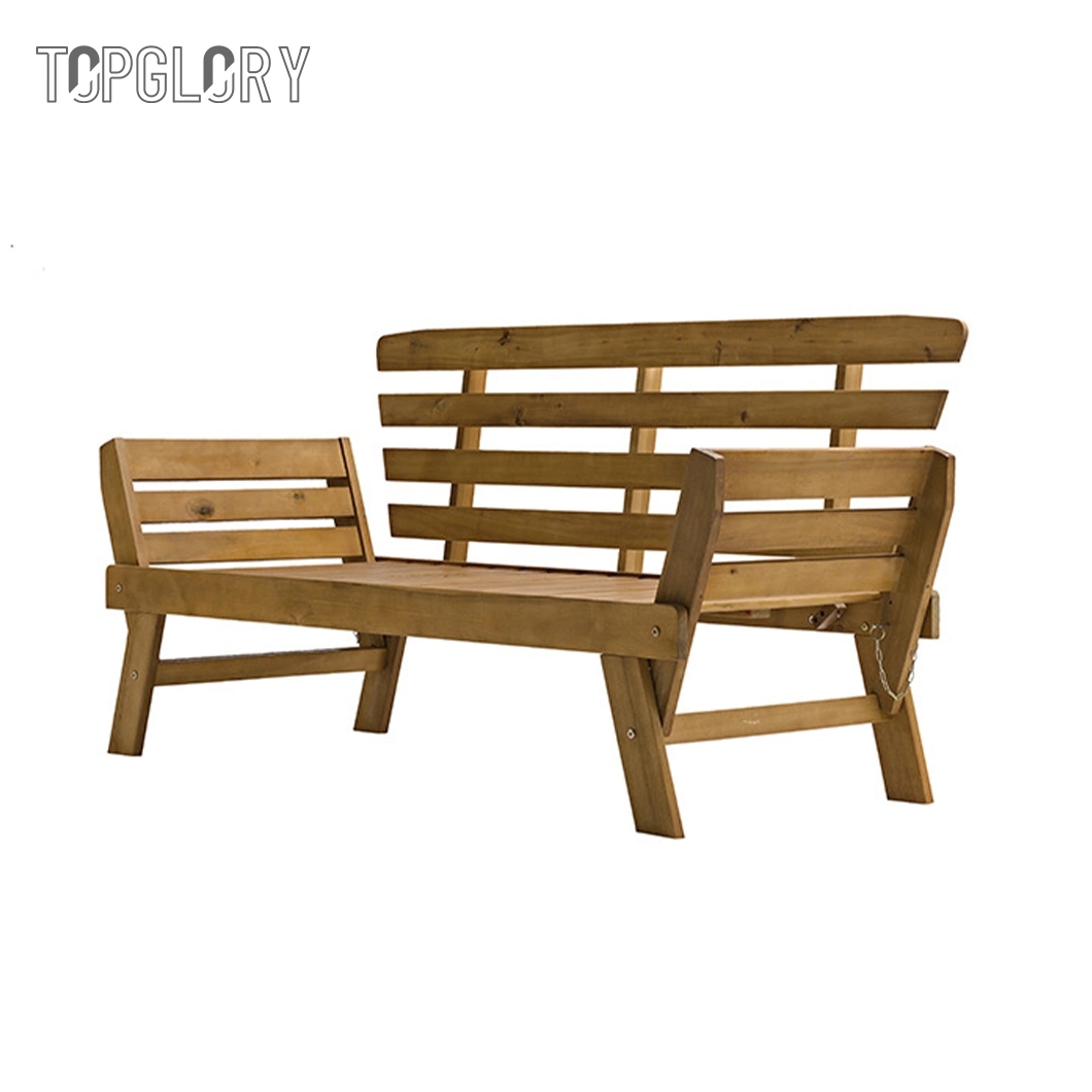 China Factory Modern Design Free Formed Outdoor Teakwood Sofa Furniture Set for Patio TG-KS1838