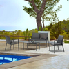Modern Outdoor Leisure Furniture Garden Patio Aluminium Frame Chair for Hotel Home TG-KSU3524